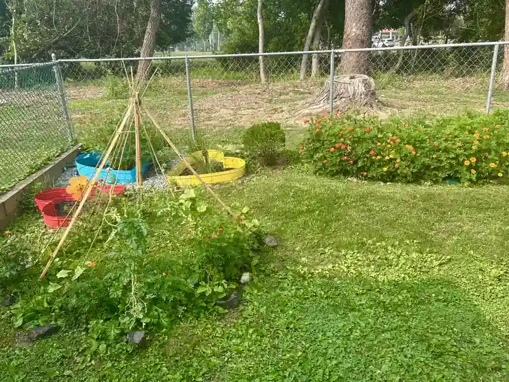 CBCA outdoor play yard and garden